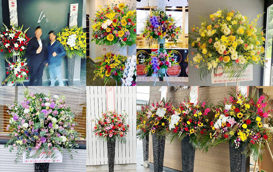 スタンド花 開店 発表会