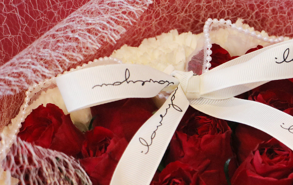 プロポーズ 花束 ハート